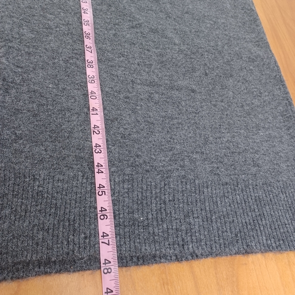 ASTR Sweater Midi Dress Size M Color Charcoal Off The Shoulder Slit Women - Picture 13 of 13